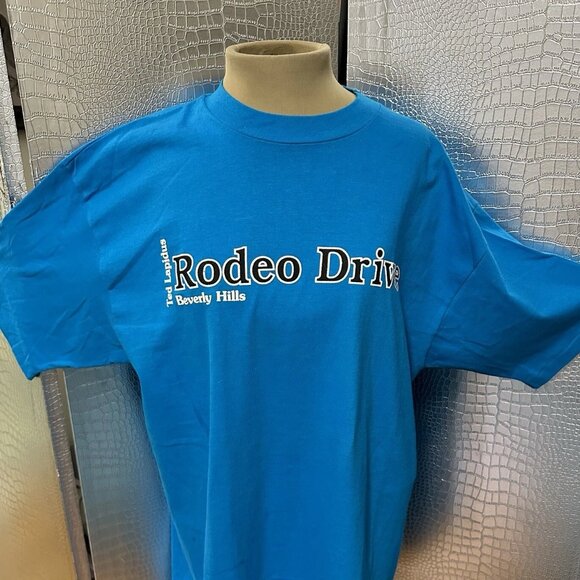 Ted Lapidus Rodeo Drive Tee Shirt Vintage Style Size XL - Picture 5 of 7